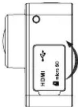 EZVIZ S5 Plus - Mikro-SD-kaardi sisestamine. - 1