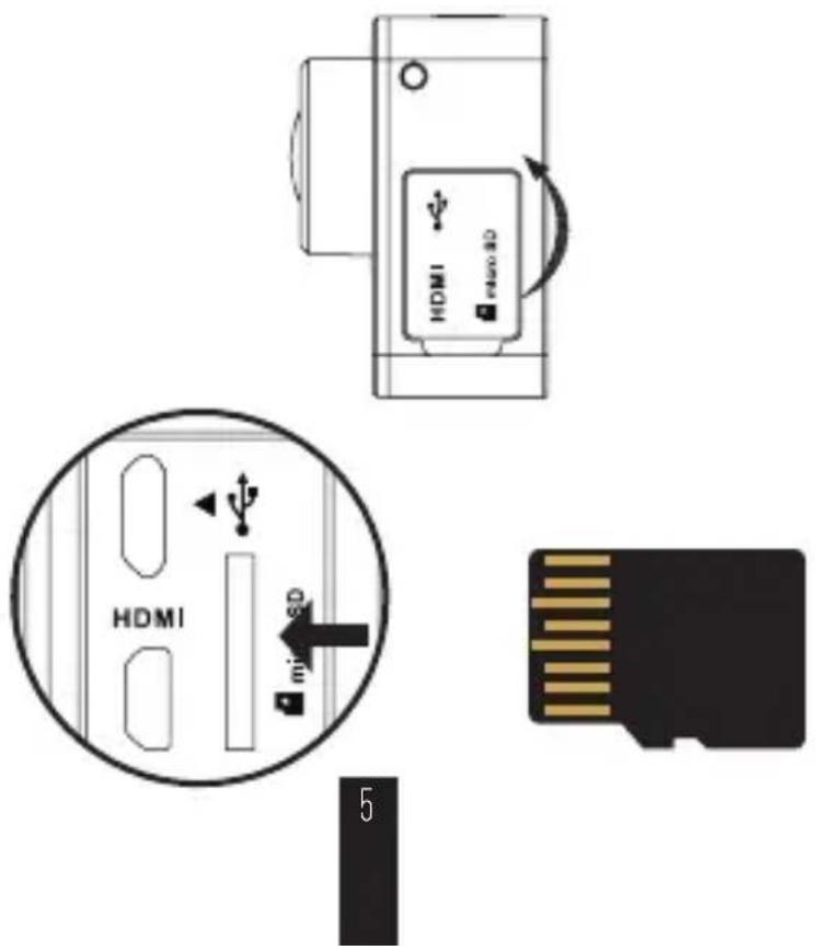 EZVIZ S5 Plus - Asenna microSD-kortti. - 1