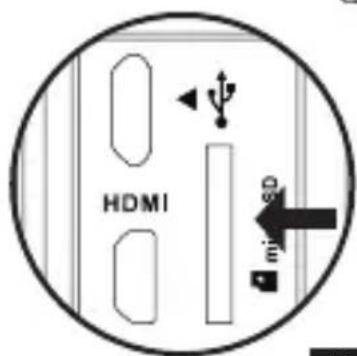 EZVIZ S5 Plus - Helyezze be a microSD-kártyát. - 2