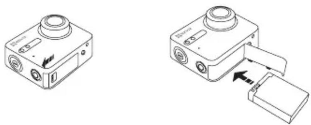 EZVIZ S5 Plus - Indsæt batteriet - 1