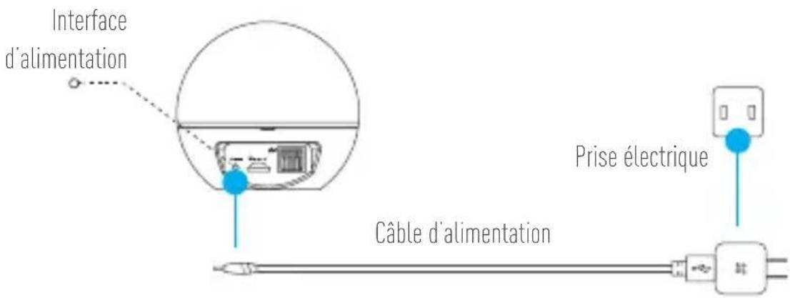 EZVIZ Mini 360 Plus - Étape 1 Mise sous tension - 1