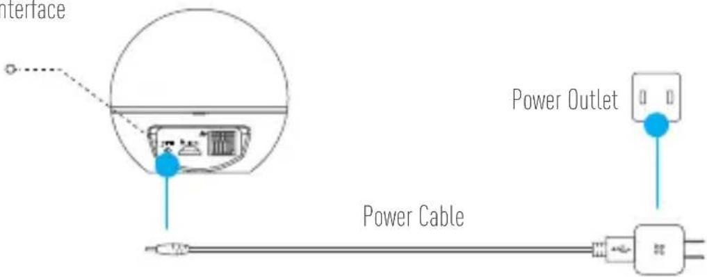 EZVIZ Mini 360 Plus - Step 1 Power-on - 1