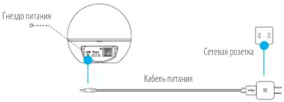 EZVIZ Mini 360 Plus - Шаг 1 Подача питания - 1