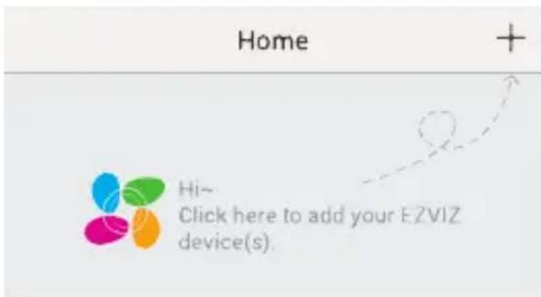 EZVIZ Mini 360 Plus - Adding a camera to EZVIZ - 1