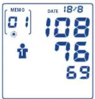 Tensoval Duo Control - Oproepen van de meetwaarden - 1