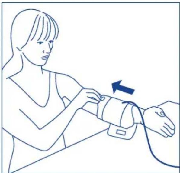 Tensoval Duo Control - Applicazione del bracciale - 1