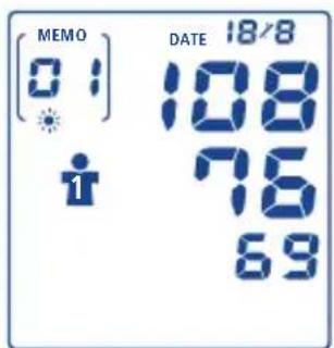 Tensoval Duo Control - Recalling the measured values - 1