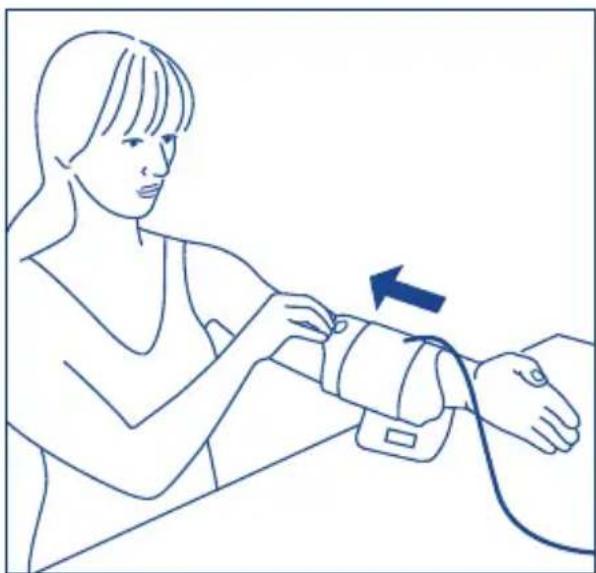 Tensoval Duo Control - Applying the cuff - 1
