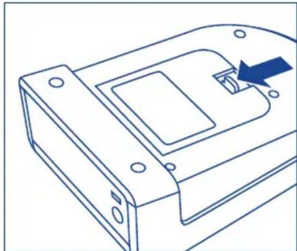 Tensoval Duo Control - Plaatsen/verwisselen van de batterijen - 1