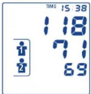 Tensoval Duo Control - Suppression des valeurs enregistrées - 1