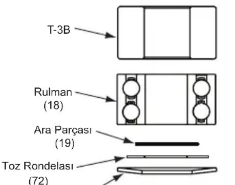 Mirka MR38CV - Somun, AirSHIELD ve Dengeleyici Şaft Teçhizati: - 3
