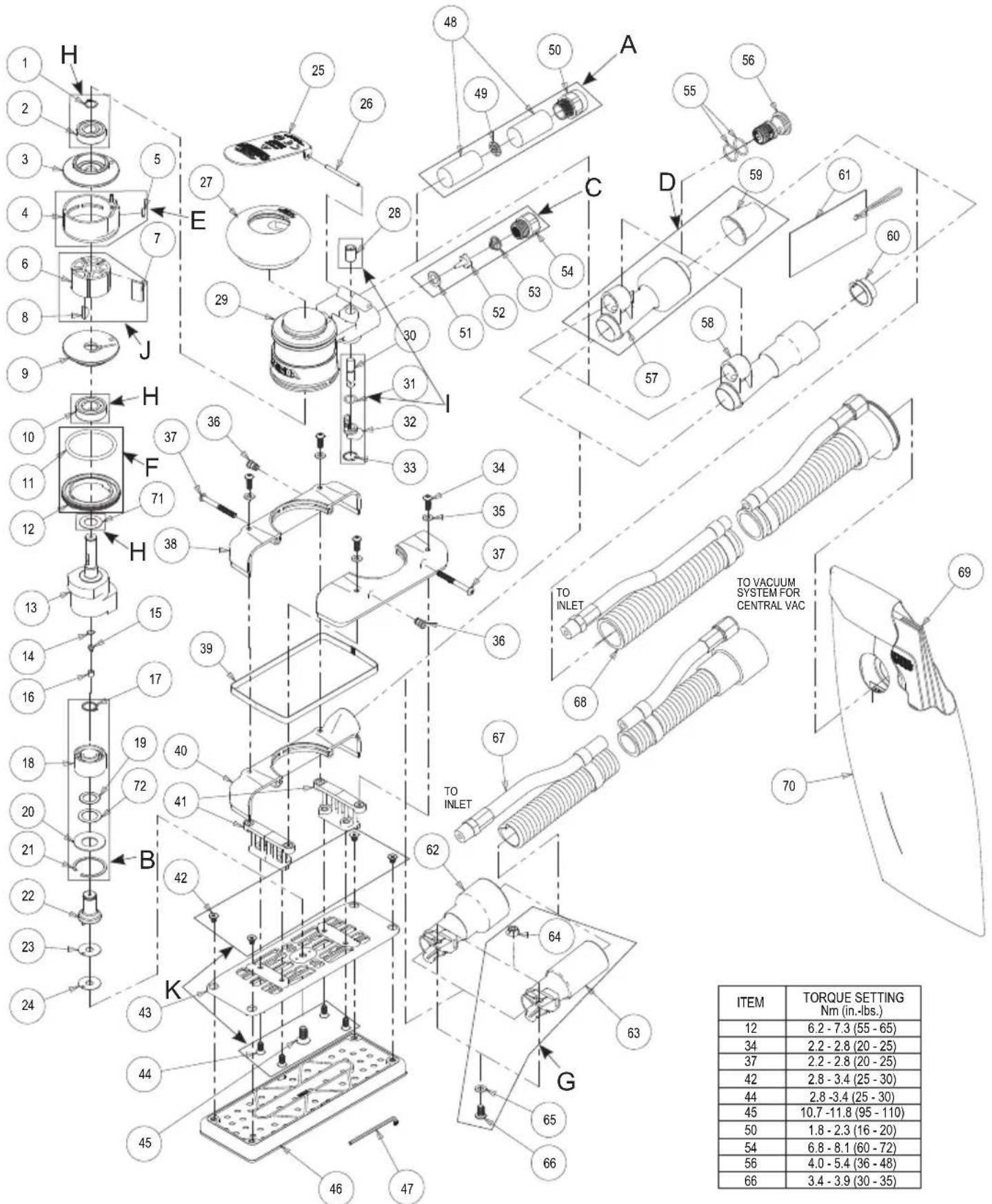 Mirka MR38CV - Parts Page - 1