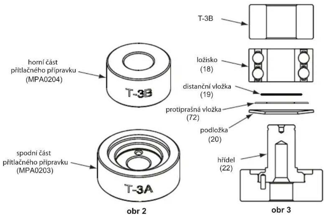 Mirka MR38CV - Montaz hridele, AirSHIELD a vyvažovace osy: - 1