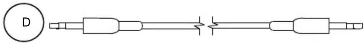 MARMITEK BoomBoom 100 - Mini-Jack Konverterkabel - 1