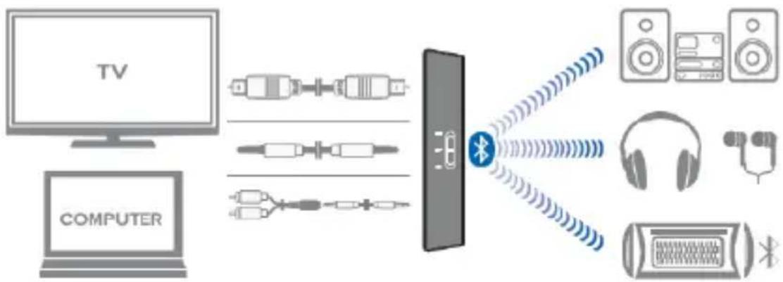 MARMITEK BoomBoom 100 - The BoomBoom 100 as a transmitter (TX) - 1