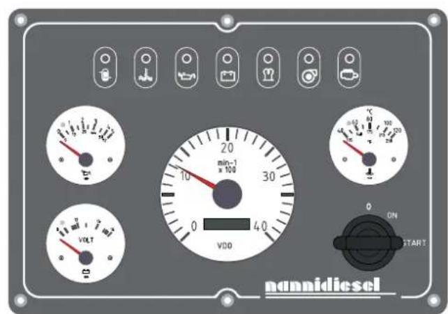 Nanni T4.200 - Parada del motor: - 3