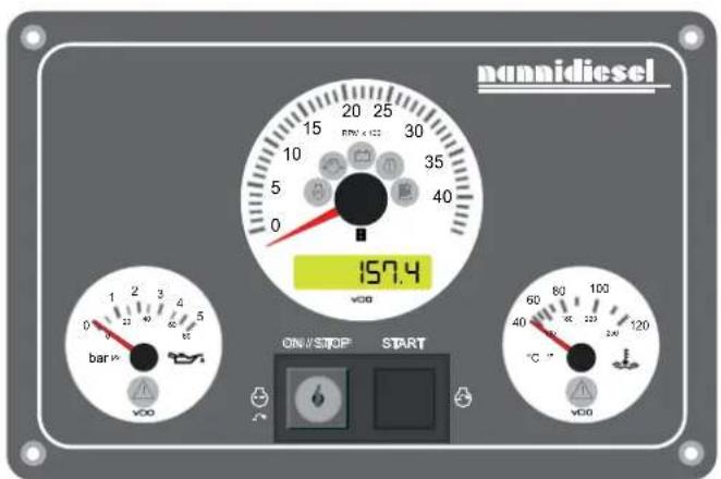 Nanni T4.200 - Parada del motor: - 4