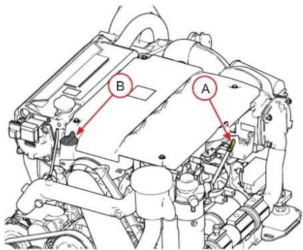 Nanni T4.200 - Vaciado del aceite de motor - 1