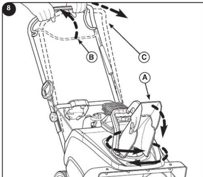 MURRAY 169621100 - Single Stage Snowthrower - 6