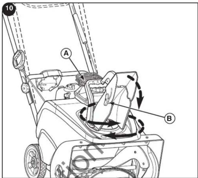 MURRAY 169621100 - Single Stage Snowthrower - 8