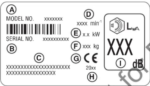 MURRAY 1695886 - Étiquette d'identifi cation de produit - 1