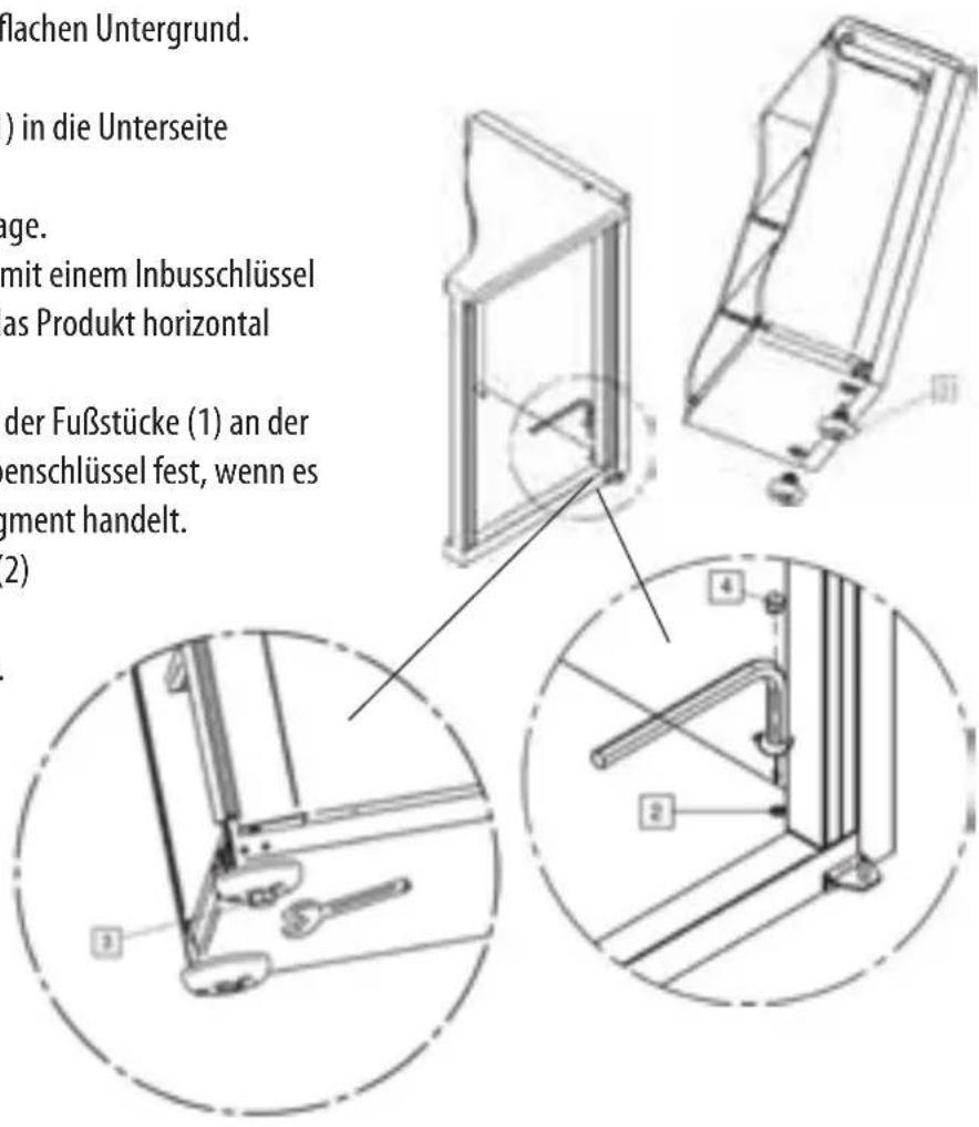 Gamko Flexbar 000030094 - Aufstellen des Gerätes - 1