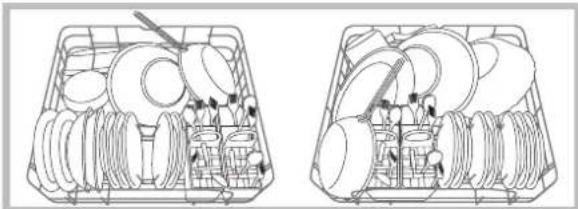 INDESIT DFG 262 NX EU - The height of the upper rack should ideally be adjusted WHEN THE RACK IS EMPTY. - 4