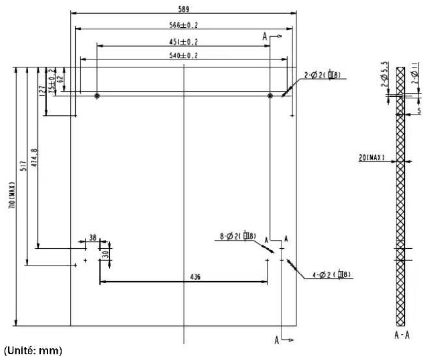FAGOR LVF68ITA - Panneaux décoratifs dimensions et installation - 1