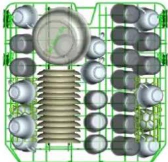 FAGOR LVF68ITA - Carregar o cesto superior - 2