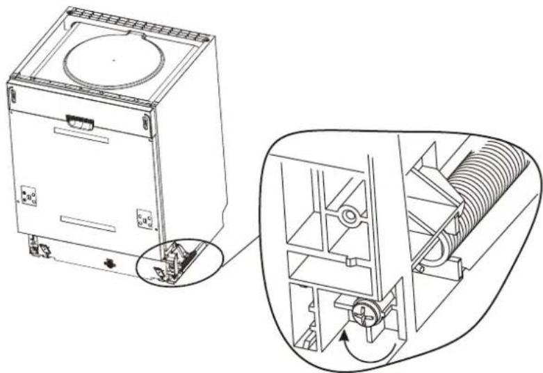 FAGOR LVF68ITA - - Nastavenie tuhos pruziny dverí - 1