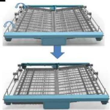 FAGOR LVF68ITA - Cutlery basket could be have 5 positions: - 2