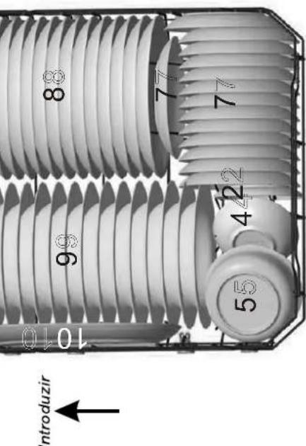 FAGOR LVF68ITA - Carregar os cestos segudo a norma EN 50242: - 5