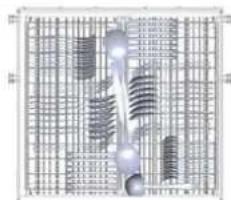 FAGOR LVF68ITA - Nedovol'te, aby akykol'vek predmet trcal zospodu. Vzdy vkladajte ostré nacinie s ostrym hrotom dole! - 1