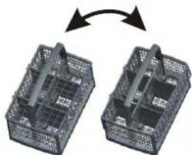 FAGOR LVF63ITB - Egy târgy sem lóghat ki a kosár aljan Az éles eszközöket mindig elükkel lefelé helyezze a kosárba. - 1