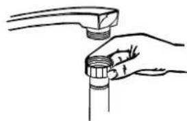 FAGOR LVF63ITB - Conexión al suministro de agua fria - 1