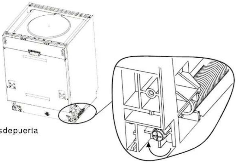 FAGOR LVF63ITB - - Ajustedelatensiondelosmuellesdepuerta - 1