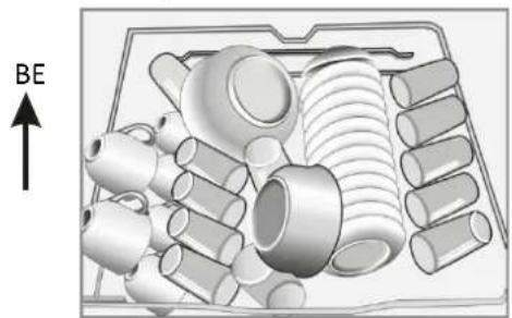 FAGOR LVF63ITB - Az also kosár bepakolása - 1