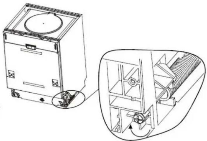 FAGOR LVF63ITB - REGULAÇÃO DAS MOLAS DA PORTA - 1