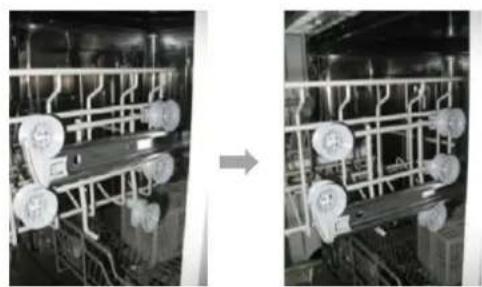 FAGOR LVF63ITB - Réglage du panier supérieur - 1