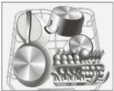 FAGOR LVF63ITB - Carregar o cesto inferior - 4