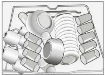 FAGOR LVF63ITB - Carregar o cesto inferior - 2