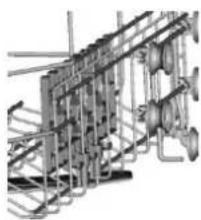FAGOR LVF63ITB - Odklapeni prihradky na salyk - 2
