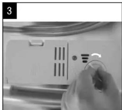 FAGOR LVF27AX - Quando encher nowamente o dispensador de abrilhantasor - 4