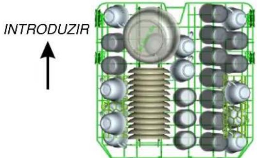 FAGOR LVF27AX - Carregar o cesto superior - 1