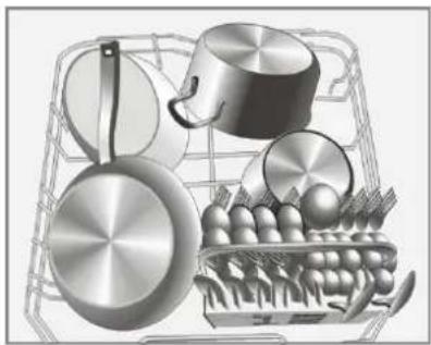 FAGOR LVF17IAX - Carregar o cesto inferior - 4