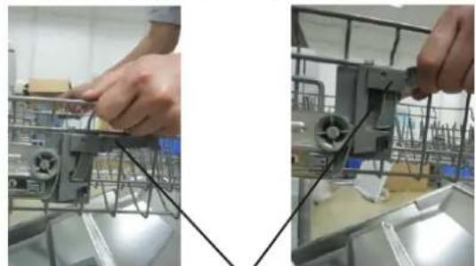 FAGOR LVF17IAX - Adjusting the Upper Basket - 1