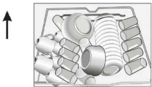 FAGOR LVF17IAX - Chargement du panier du haut - 1