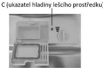 FAGOR LVF17IAX - Kdy je nutno doplinzásobnik lesciho prostredku? - 1