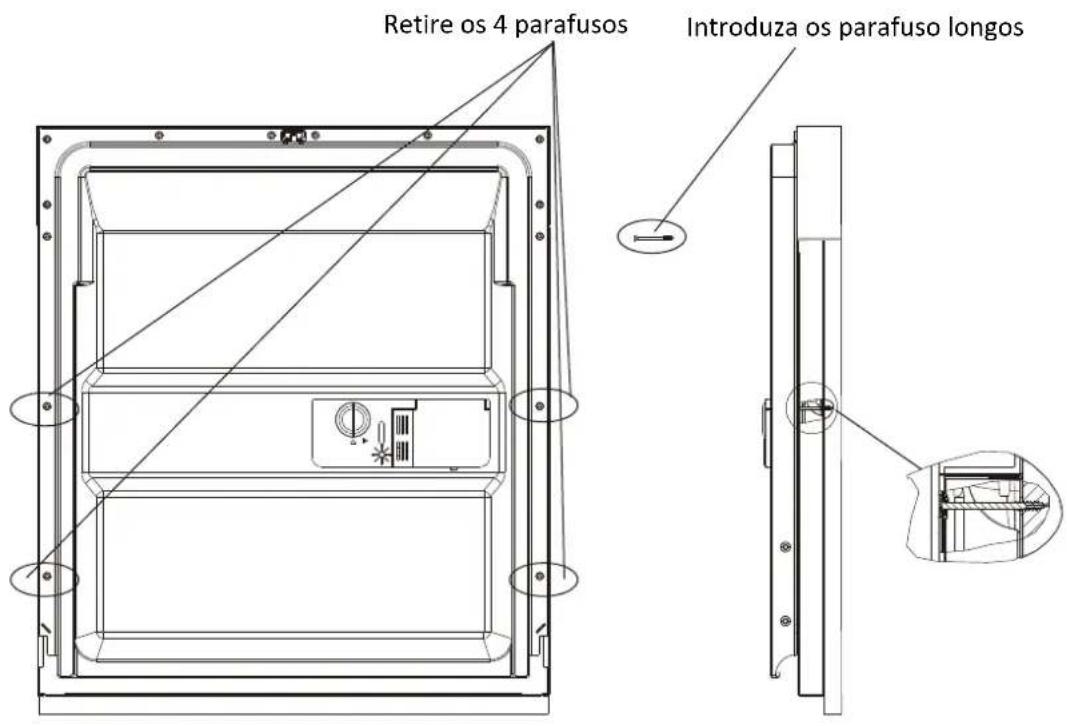 FAGOR LVF17IAX - Dimensoes e instalacao da porta do mover - 4