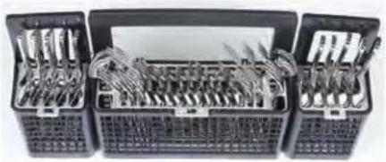 GE GDT655SMJES - Chorros de Agua para la Limpieza Profunda de Utensilios de Plata (en algunos modelos) - 5
